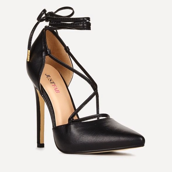 Just Fab | Rumi Lace Up Heel | Sz 8 - Picture 2 of 8